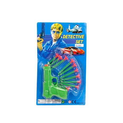 Plastic Toy Dart Gun Safe with Eva Soft Bullet Gun Toy Shooting Game Toy for Kids