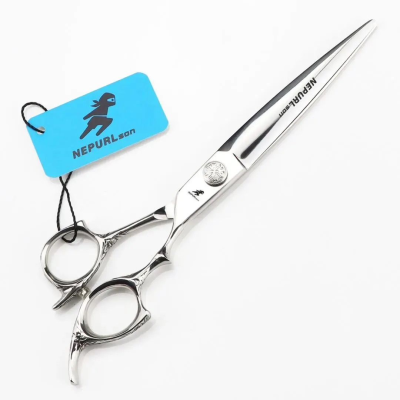 Professional Hair Cutting Shears 6.5 Inch Big Knife Silver Quality Hairdresser Barber Hair Scissors Sharp Blade Styling