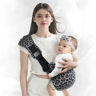 Houndstooth Zebra Toddlers Baby Slings Hip Carriers Wrap Lightweight Ergonomic Travel-Friendly Safe Carrier for 10-60 Lbs