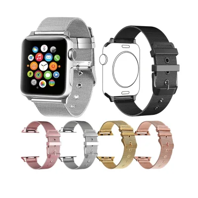 Metal Stainless Steel Banding Strap Milanese Loop Mesh Watch Band for Apple Watch