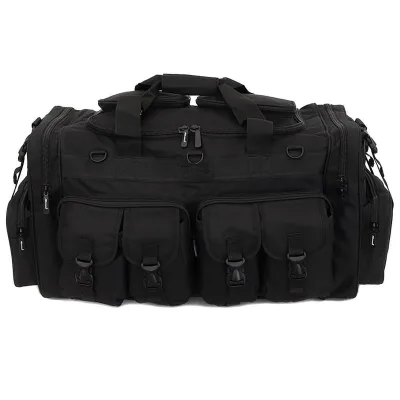 Newest Mens Large 30" Inch Black Duffel Molle Tactical Cargo Gear Shoulder Bag