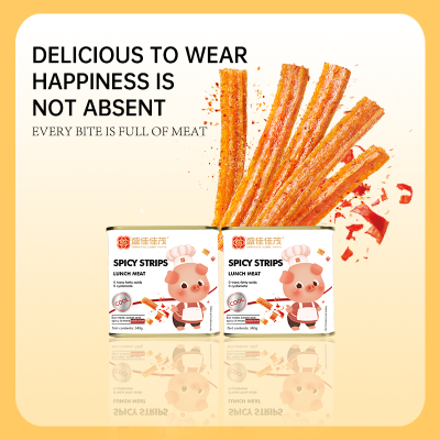 340g Spicy Strips of Luncheon Meat