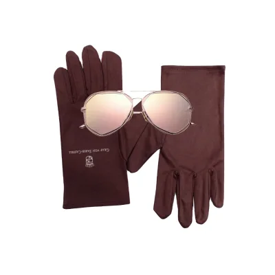 OEM Design Sunglasses Jewelry Microfiber Cleaning Gloves with Logo