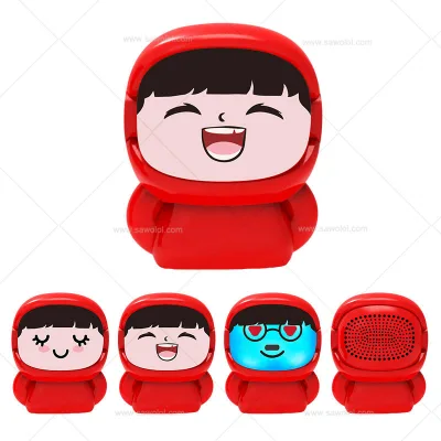 Factory Outdoor Life Smart Animal TWS Portable Face Changing Speakers