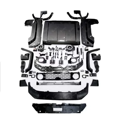 Bumper Grille Fender Flares Wide-Body Kit for Toyota Land Cruiser LC76 Upgrade to 2024 LC76 Bodykit Exterior Accessories