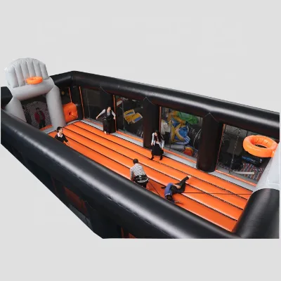 Inflatable Bungee Basketball Court , Inflatable Volleyball Court, Inflatable Sports Court With Inflated Base