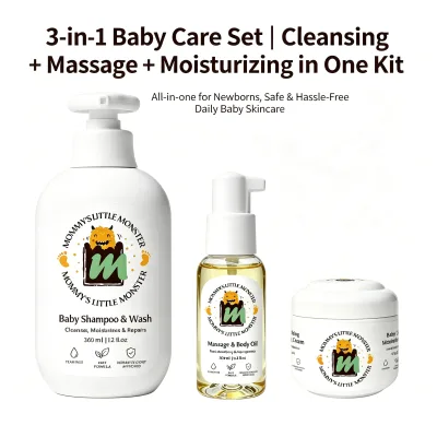 Tear Free Gently Cleanse Child'S Delicate Skin and Hair Baby Milk Shower Gel and Shampoo Baby Body Wash