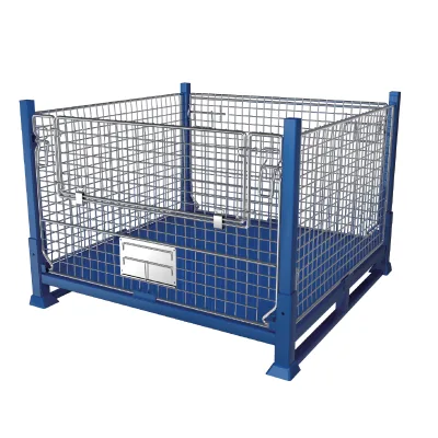 Hot Sale Storage Foldable Galvanized Container Mesh Wire Customized Container