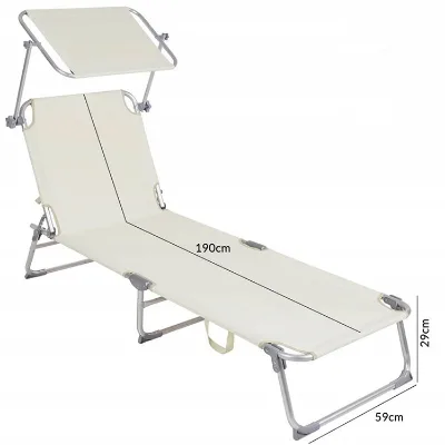 Personalized Camping Hiking Children Bunk Folding Recliner Bed Frame Canvas Foldable Bed