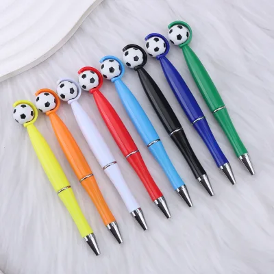 Stress-relief Rotating Football-shaped Ballpoint Pen Promotional Gift Logo Printing General-purpose China-made Boxed