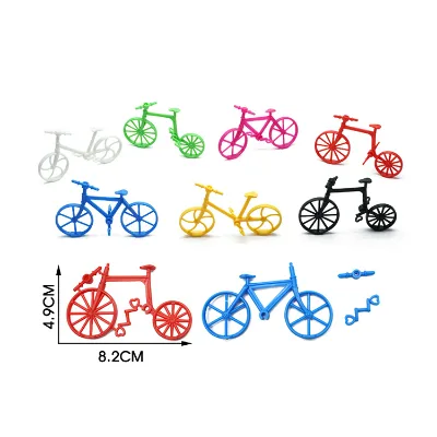 Wholesale Assembling Bicycle Toy Cheap Small Plastic Toys Mini Bike Model Kids Educational DIY Small Mini Toys Disassembly Bike