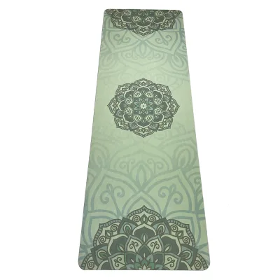 Green Yellow Mandala Colourful Yoga Mat