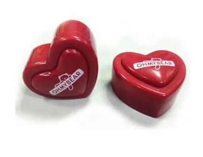 Digital Heart-Shaped Vibrating Sound Toy Plush Stuffed Animal with Voice Recorder Module Made of Plastic