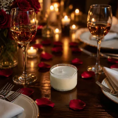 Valentine&Mothers Day Massage Oil Fragrance Candles Soy Wax Scented Private Label Hotel  Candle Collection