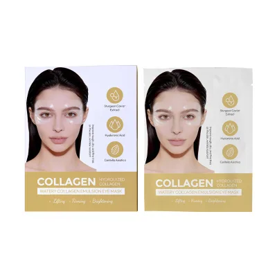 Watery Hyaluronic Acid & Centella Asiatica Crystal Eye Mask Patch Brightening Anti-Wrinkle Firming Benefits for Under-Eye Skin