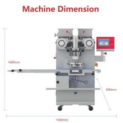Mamoul Maamoul Making Encrusting Automatic Motor-Driven Stainless Steel Machine Production Line Mochi Biscuit Making Machine