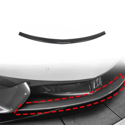 NEW Dry Real Carbon Fiber Car Diffuser for McLaren Front Bumper Lip 540C 570S 570GT Modified Nov Style Front Lip Wing