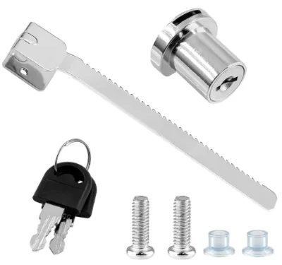 318/328 Glass Showcase Cam Lock Zinc Alloy Jewelry Display Glass Door Showcase Lock