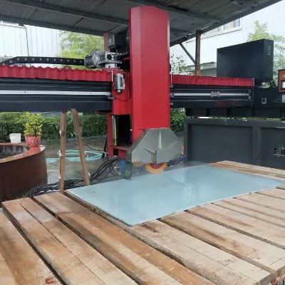 Ceramic Board Bridge Saw 5-axis CNC Stone Cutting Bridge Saw with Camera