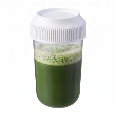 Custom Logo 560ml Portable PP Plastic Matcha Tea Shaker Cup Leakproof Drinks Whisk Bottle with Insert