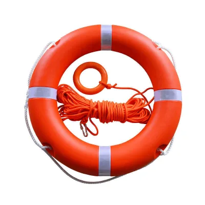 High Quality PVC Material Marine Life Buoy Ring 740mm Diameter Rescue Equipment for Man Overboard Personal Safety