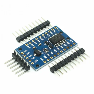 PCF8575 Module Expanding I/O Ports Expansion Module the PCF8575 Expansion Module Provides 16 I/O Ports for Communication Control