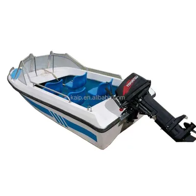 Custom 4 Person Assault Yacht Cabin Cruiser Fiberglass High Speed Fiberglass Fishing Boat Pedal Pontoon Rubber Kayak