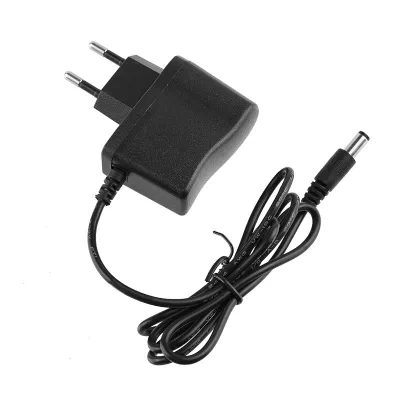 Small Black 5V Switching Power Adapter for Blood Pressure Monitor PC Material EU US UK AU Outlets Plug-In Connection Method