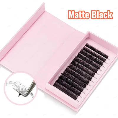 Black Soft Lash Extension Private Label Eyelash Vegan Friendly Eyelashes Fluffy Individual Classic Volume Lash Extension