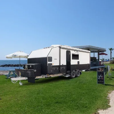 2021 22ft New Luxury Offroad Toy Hauler caravan Trailer Rv with Rear Ramp