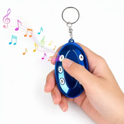 6 Message Sound Keychain Recordable Voice Module Mini Audio Device for Brand Advertising Event Giveaways