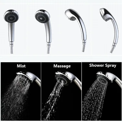 2026 Latest Design Hot Sale Pulsating Massage Mist Hand Shower Saving Water Rain Fall Shower Head for Bathroom