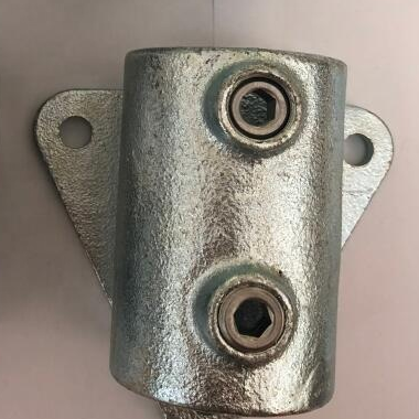Malleable Iron Pipe Clamp Fitting Hot Dipped Galvanized Malleable Cast Iron Key Tube Clamp Fittings Short Tee