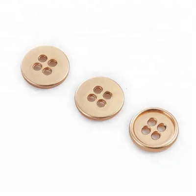 High Quality Metal Shirt Button for Clothing Polyester Button 4mm Button