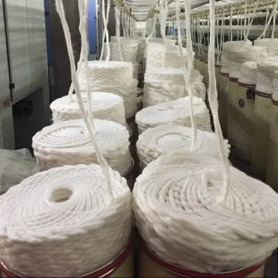 40% Recycled Post-consumer Polyester 60% Combed Cotton Blended Yarn