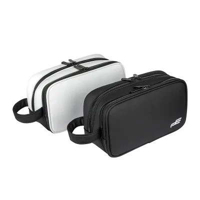 Custom Golf Pouch Leather PU Golf Bag Small Handbags Black and White Golf Handbag From New Design