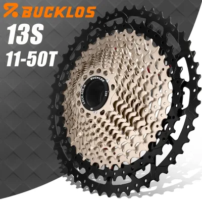 BUCKLOS K7 13 Speed Bicycle Cassette 11-50T Mountain Bike Freewheel Durable 13V MTB Current Bike Cassette