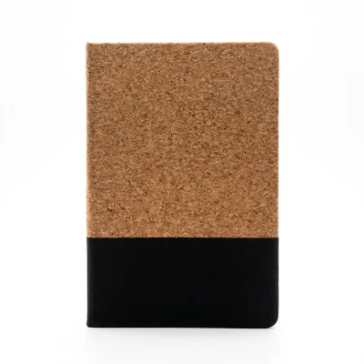 2026 Hot Selling Custom A5 Business Eco Friendly Soft Cork Cover Linen Notebooks for Office