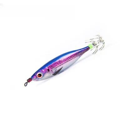 Hot Selling Squid Jig Lure 5.5cm/60mm Calamar Luminous Green Jigs Cuttlefish Sepia Fish Salt Water Sea Fishing