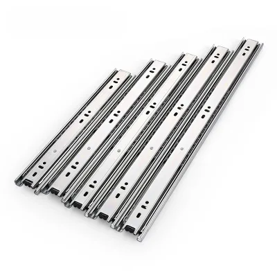 Dimetal 450mm Full Telescopic Rail Slide Cabinet Drawer Guide 45cm Ball Bearing Runners for Drawers