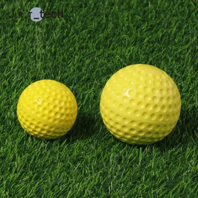 Wholesale Yellow Practice Dimpled Baseballs Pitching Dimple Ball Machine 9" Dimpled Baseball