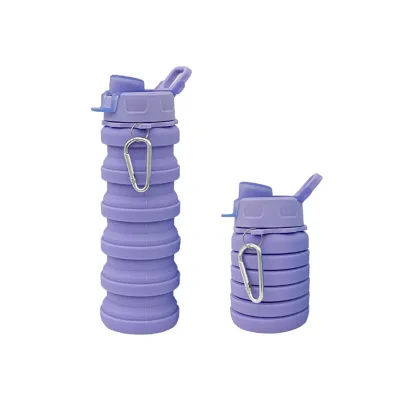 500ml Foldable Water Bottle Portable Bicycle Cycling Drinking Cup for Outdoor Sports