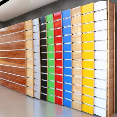 Modern E0 Grooved Slotted MDF Panels MDF Decor Board 1220x2440mm/1250x2500mm/1200x2400mm for Furniture Closet Bookcase Material