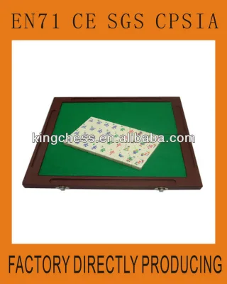 Wooden Mini and Portable Mahjong Table