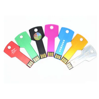 CYKE Promo Gift Custom logo Package Usb Key Metal Key Usb Key Shape Usb Flash Drive for Promotional Gifts