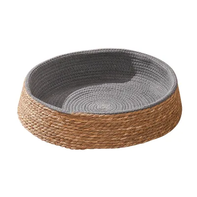 Small Woven Rope Storage Basket Cute Cat Toy Basket for Living Room Nursery Gift Basket Empty for Baby Shower