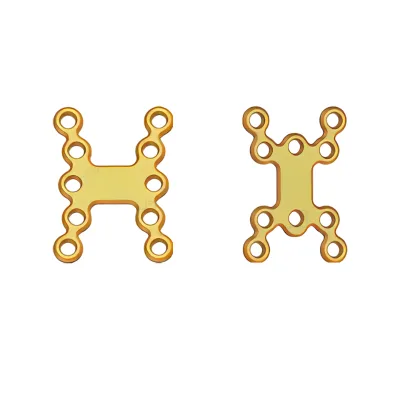 Titanium Sternal Plate - Low Profile, Multi-Hole Design for Sternotomy Fixation