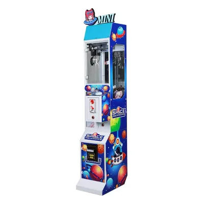 Commercial Metal & Plastic Claw Machine with Bill Acceptor and Card Reader LED Light Vending for Game Center and Bowling Alley
