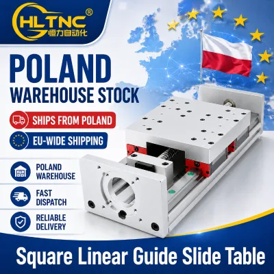 EU Poland Stock HL30150 Linear Slide Table Module Ball Screw CNC Sliding Platform Guide Rail Actuator for Automation