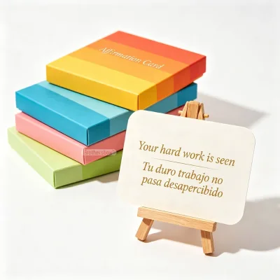 Oem Positive Affirmation Question Cards Women Mental Health Support Affirmation Card With Box
